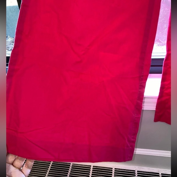 French Connection - Fuchsia Wide Leg Cotton Trousers - Picture 6 of 9